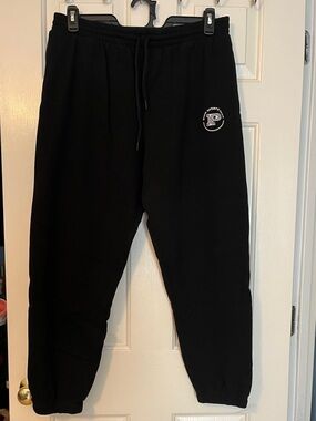 PINK Victoria's Secret Black Logo sweatpants